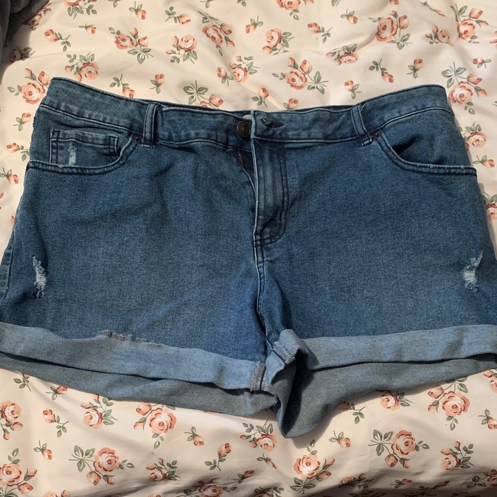Rewash Blue Jean Shorts for Women